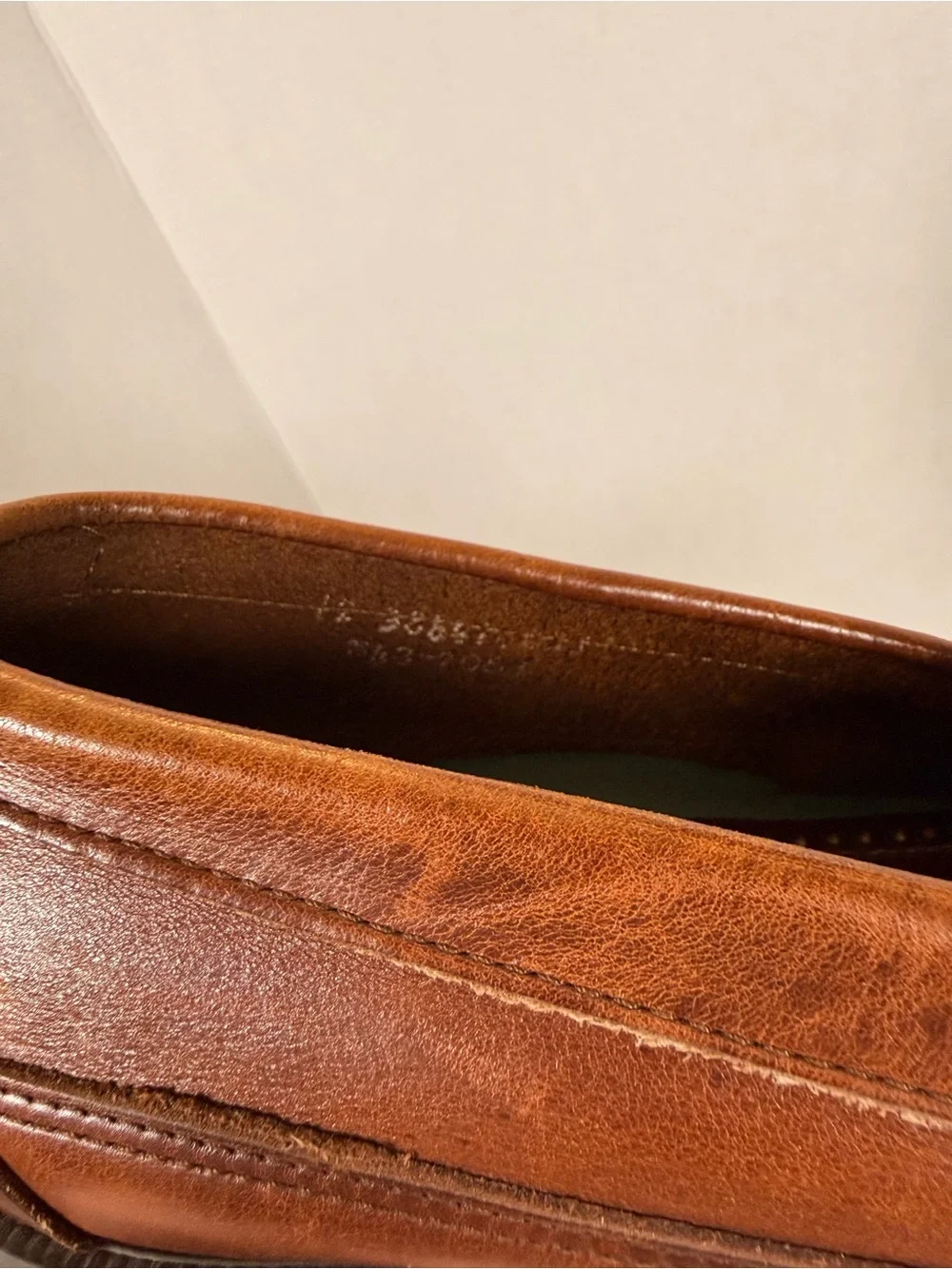 Sebago Tan Leather Penny Loafers - Classic Slip-On Style